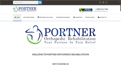 Desktop Screenshot of portnerorthopedic.com